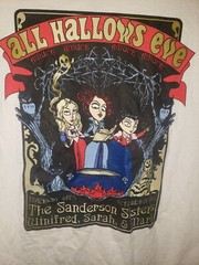 Disney Hocus Pocus Sanderson Sisters Graphic T Shirt White Size Extra Large XL!