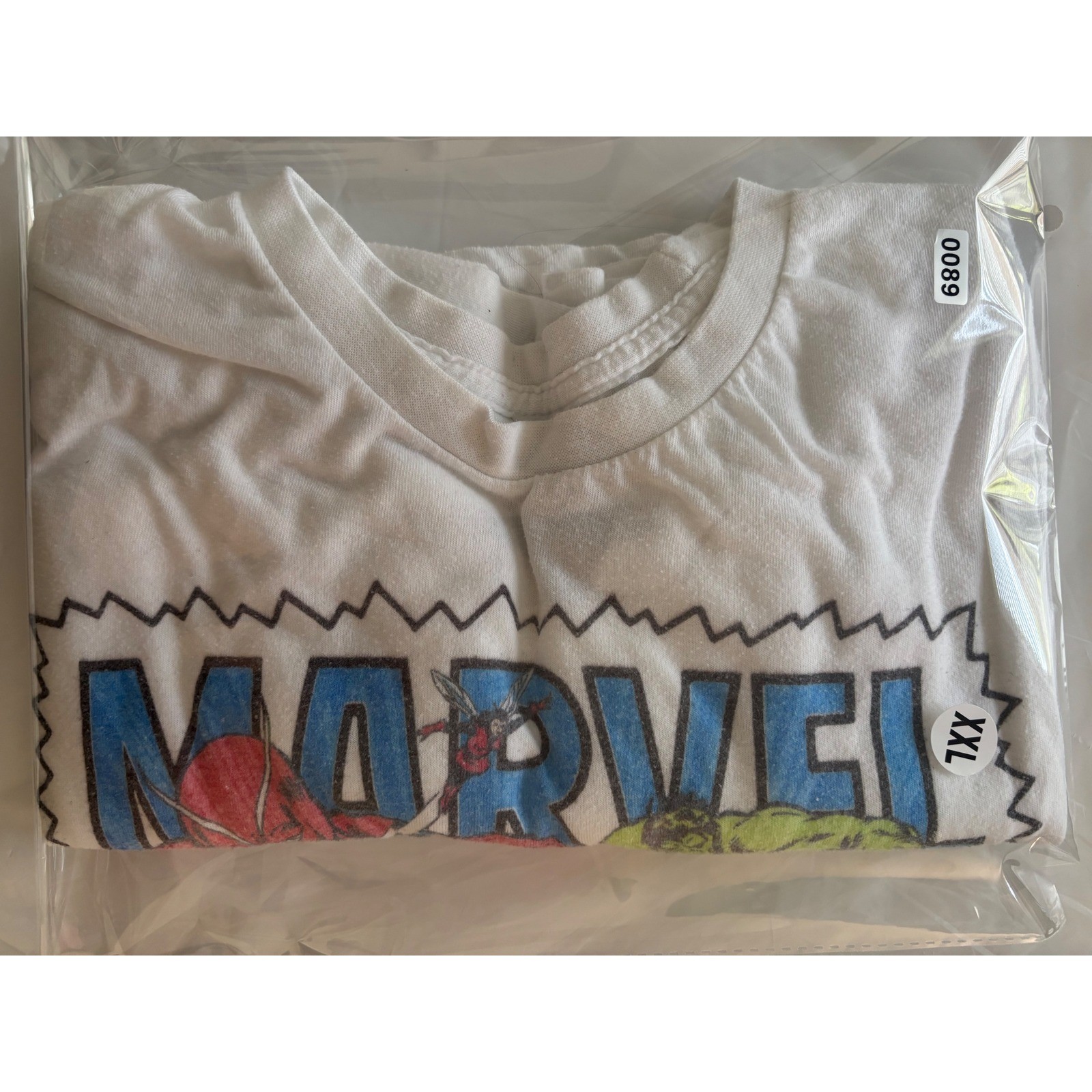 Marvel Comics Graphic T-Shirt Mens 2XL White Avengers Spider-Man Hulk Thor Tee gallery