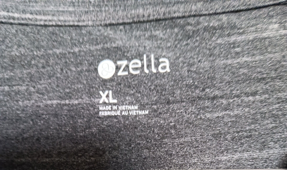 Zella T-Shirt Men's XL Gray Athletic Workout Gym Running Polyester and Spandex gallery