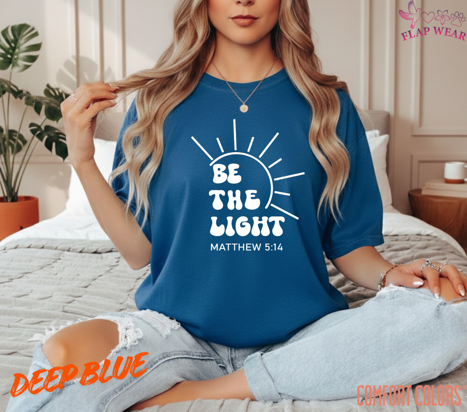 Unisex Be The Light T-Shirt, Men T shirt,Women T shirt Gift Religion Top Matthew gallery
