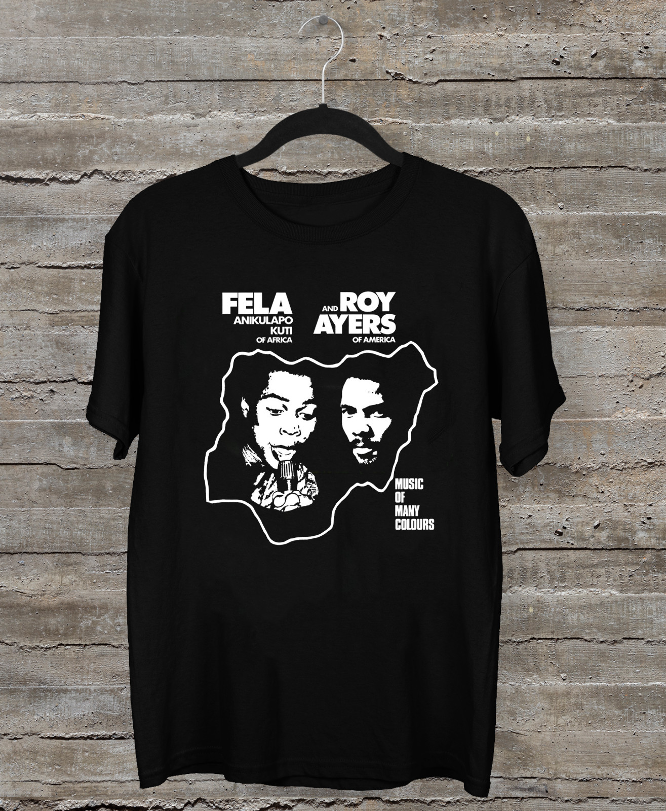 Roy Ayers & Fela Kuti Music Of Many Colours Black All Size Shirt OM637
