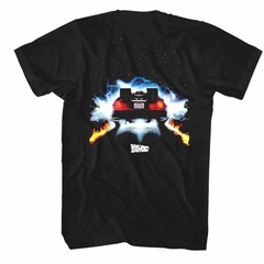 Back to The Future Driving Through Men’s T Shirt