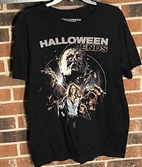 Fright Rags HALLOWEEN ENDS Laurie Strode Graphic Design Mens Shirt L – Large OOP