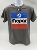 Gray T-Shirt w/ Large Red White & Blue 1972 Mopar Emblem / Logo On Front gallery