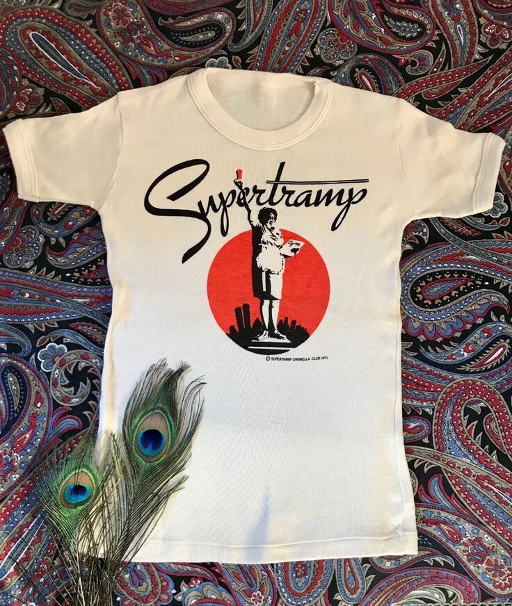 Supertramp Vintage C. 1970s 1979 Band T Shirt FL0432 gallery