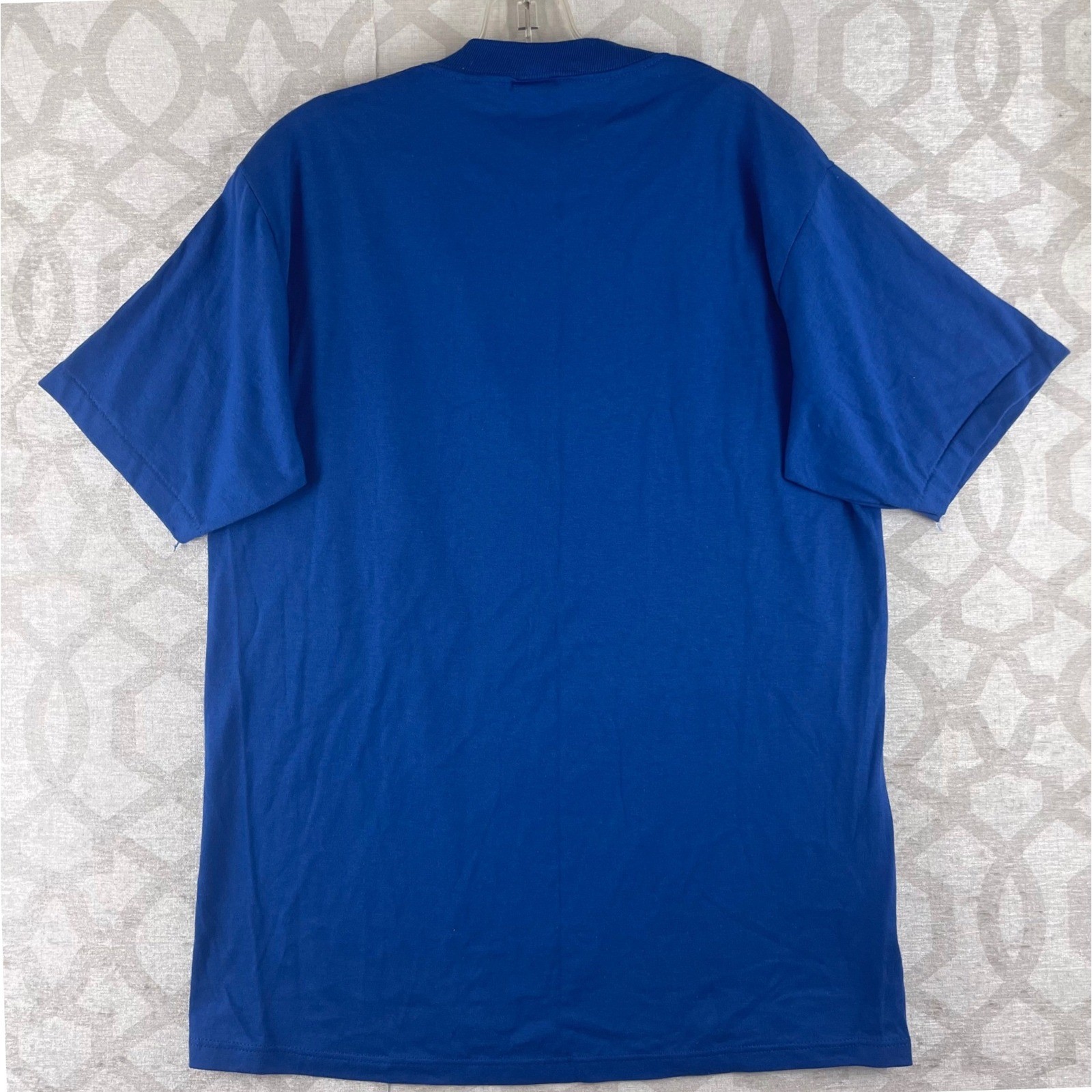 Jerzees NBC News Decision 88 Mens L Blue Excellent Vintage 1988 USA T-Shirt gallery