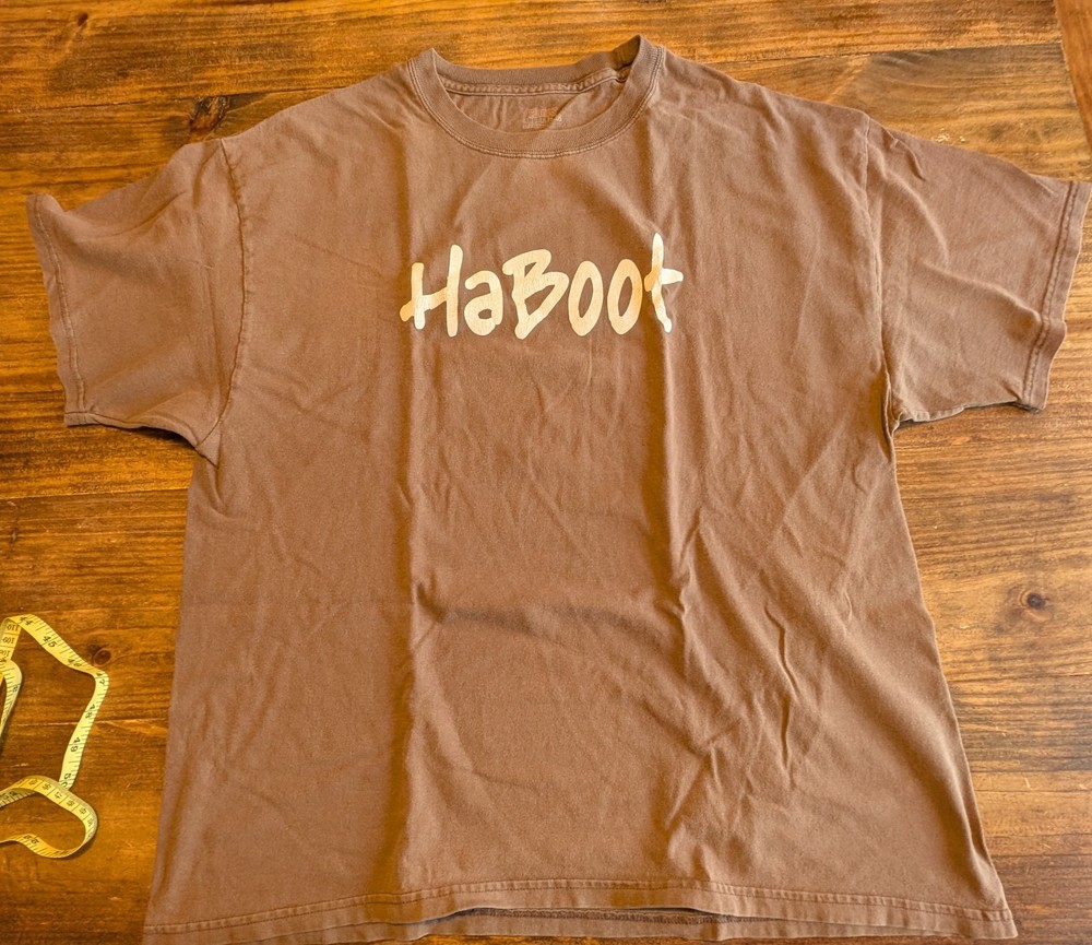 Pidgin Overdrive HaBoot Men’s Brown Graphic T-Shirt Hawaiian Pidgin Hanes L
