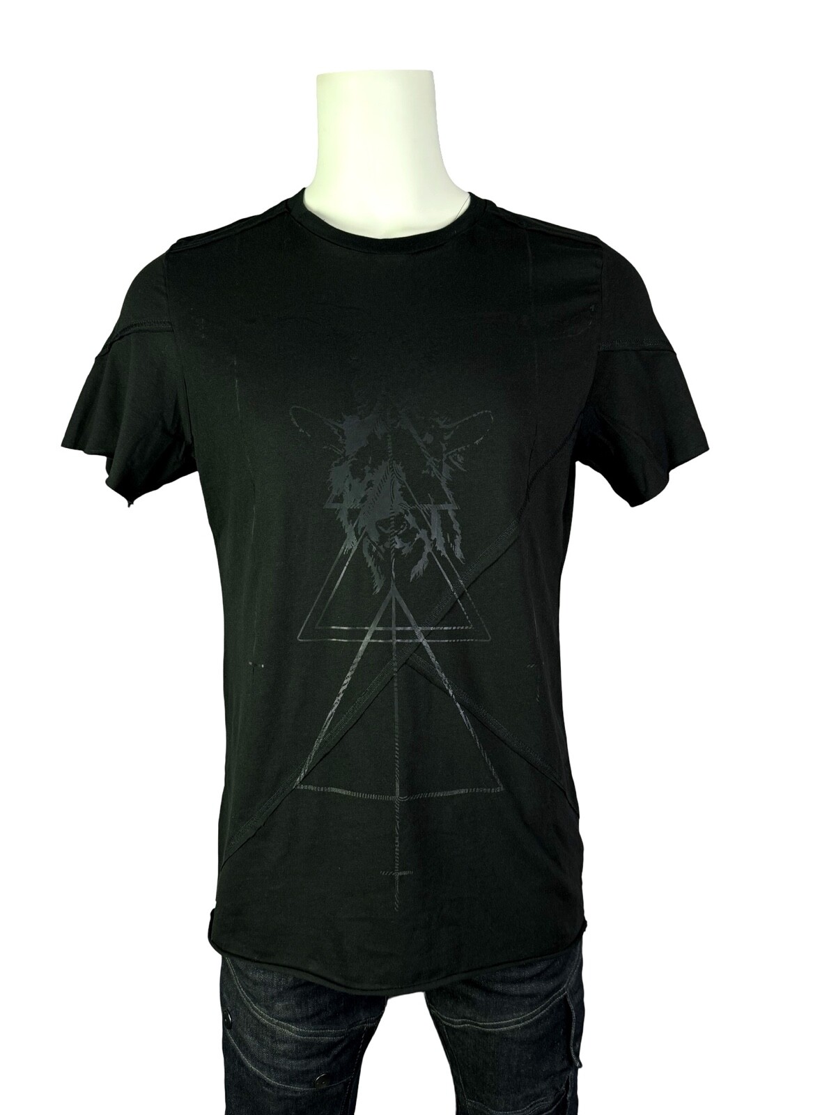 Widow by Lip Service Goth Cult Occult Satan Metal Asymmetrical Black T Shirt gallery