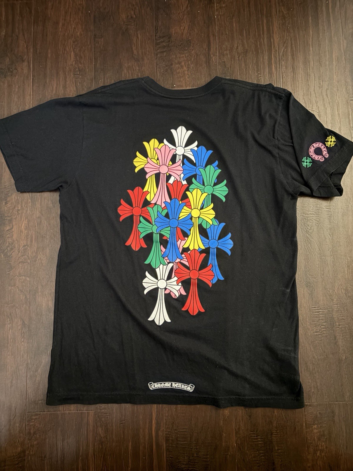 100% Authentic Chrome Hearts Multi Color Cross T-shirt gallery