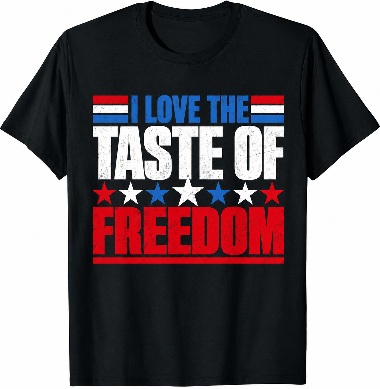 I Love The Taste of Freedom Couple Matching Patriotic Fourth T-Shirt