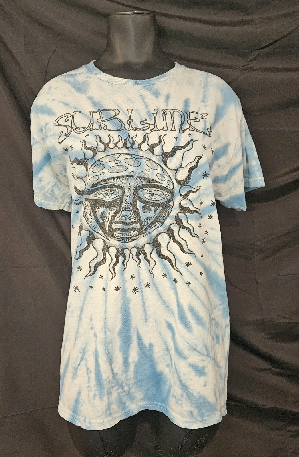 Sublime Blue White Tie Dye Tshirt Medium Rn90355
