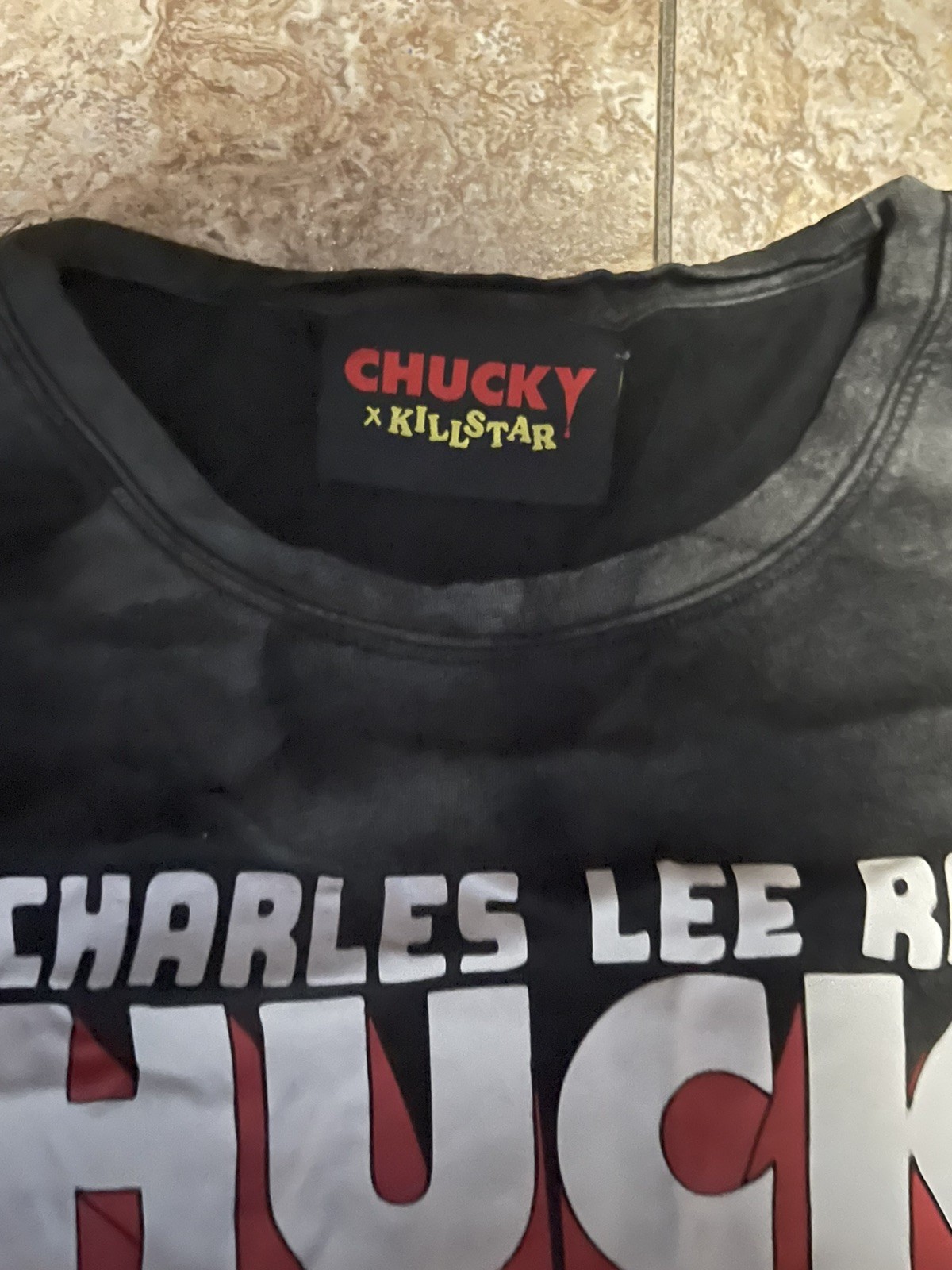 KILLSTAR x Chucky Child's Play "Charles Lee Ray" Comic Book Graphic Tee Black gallery