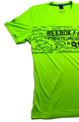 Reebok Men’s Workout Ready Graphic Tech T-Shirt in Color Solar Green Size