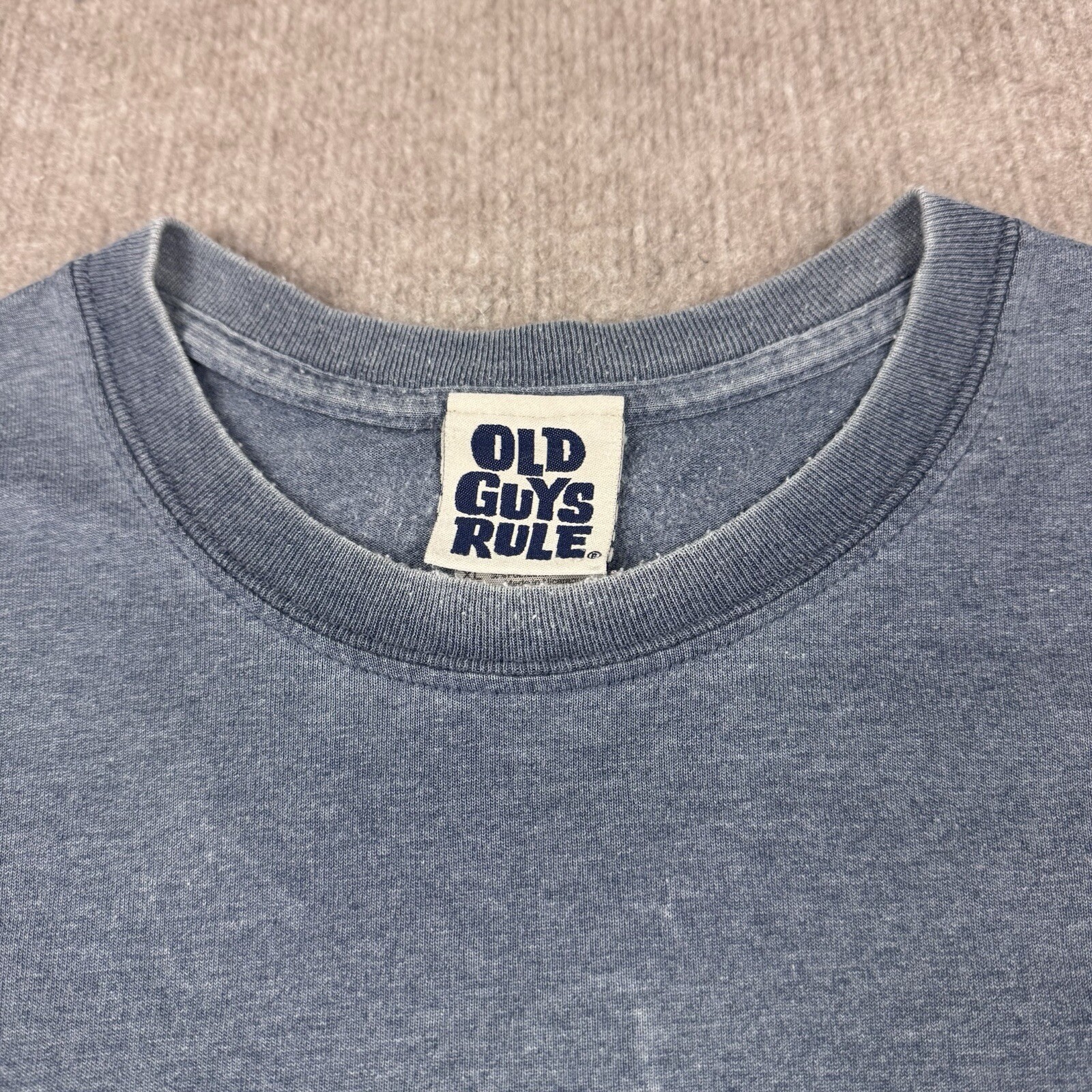 OLD GUYS RULE Shirt RV There Yet? Winnebago Fun Dad Distressed Travel Mens XL gallery
