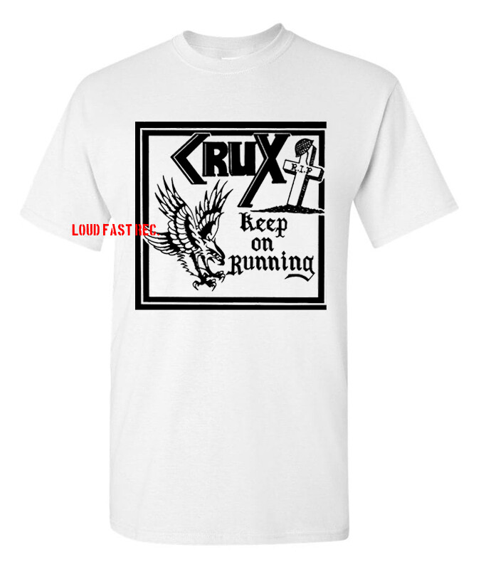 CRUX - KEEP ON RUNNING T SHIRT oi! skinhead punk abh the business last resort gallery