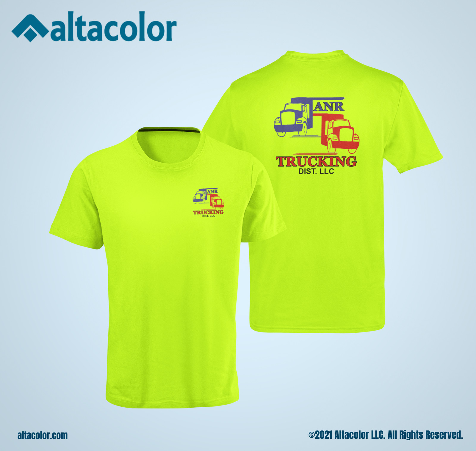 Custom Color DTG FRONT & BACK Personalized T-Shirt Customized w/Photo,Text,Logo
