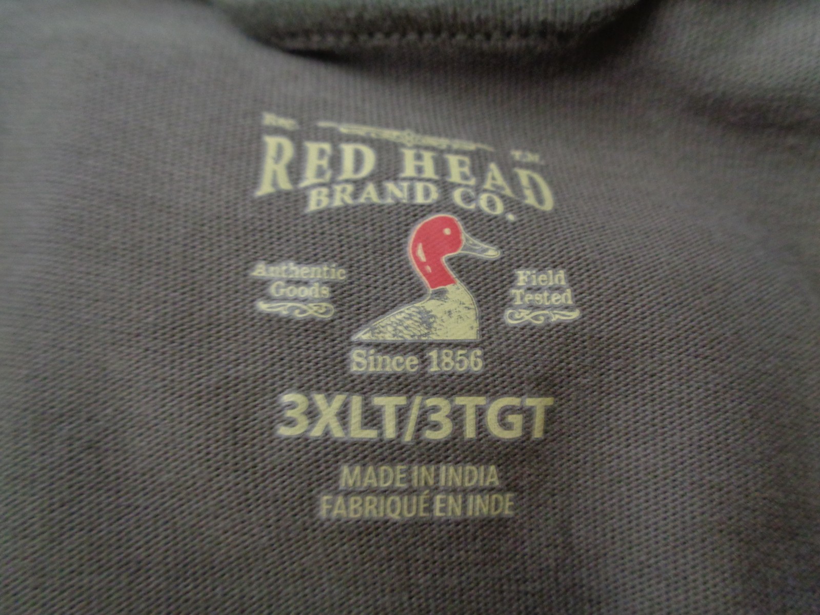Men's Short Sleeve, Cotton Henley's by Red Head in Size 3XLT-Qty 2 gallery