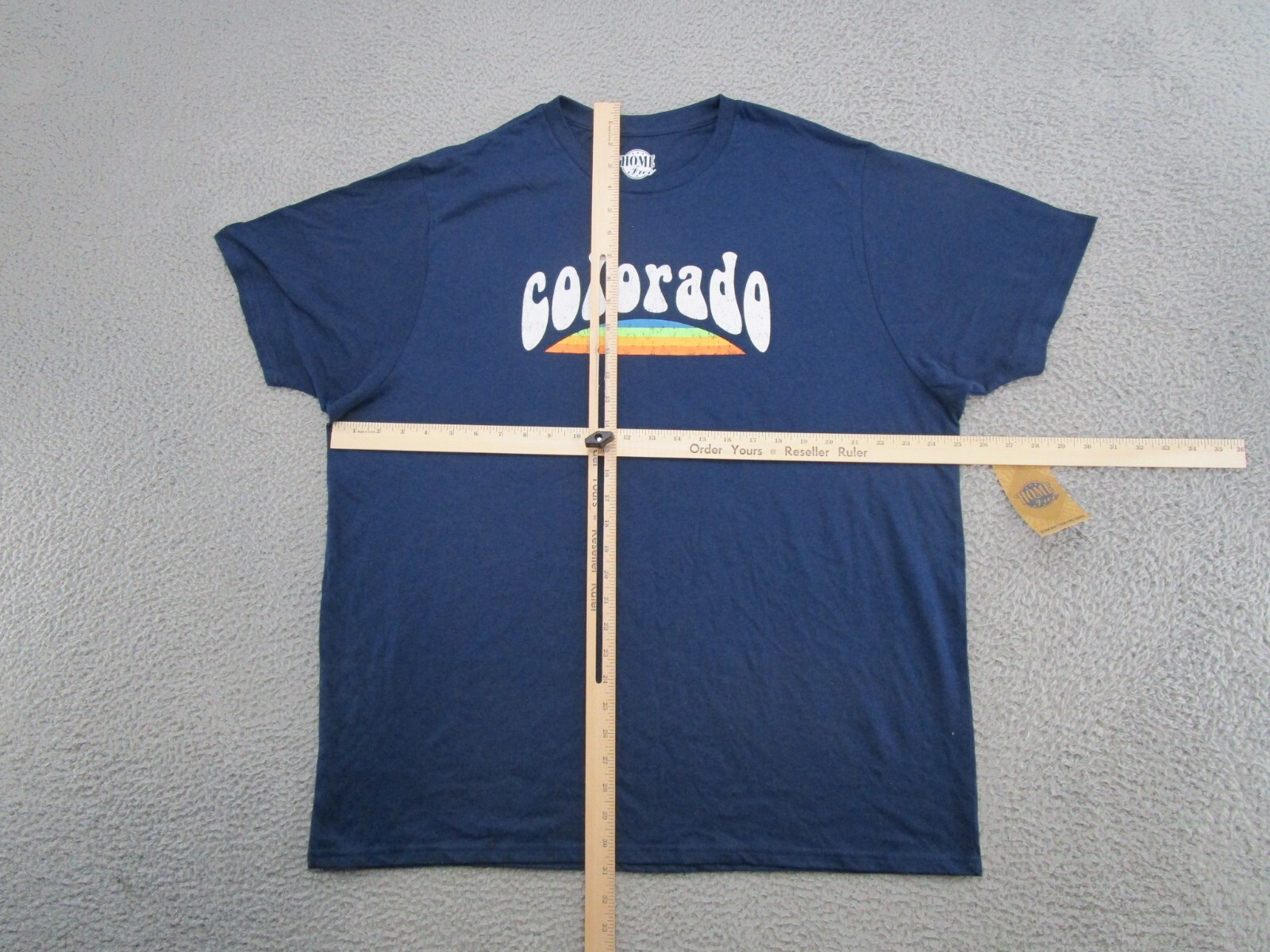 Home Free Colorado Spell Out T-Shirt in Men's Size 2XL Recycled Polyester NEW gallery