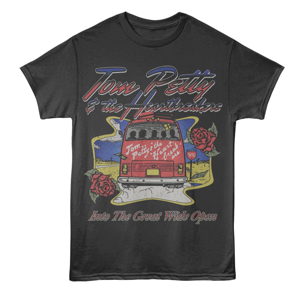 Tom Petty & The Heartbreakers Great Wide Open Tour 91-92 Locations Men's T Shirt gallery