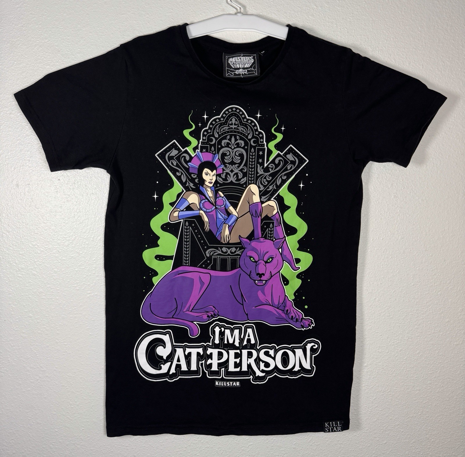 KILLSTAR I'm A Cat Person Medium Masters Of The Universe Evilyn Wide Neck gallery