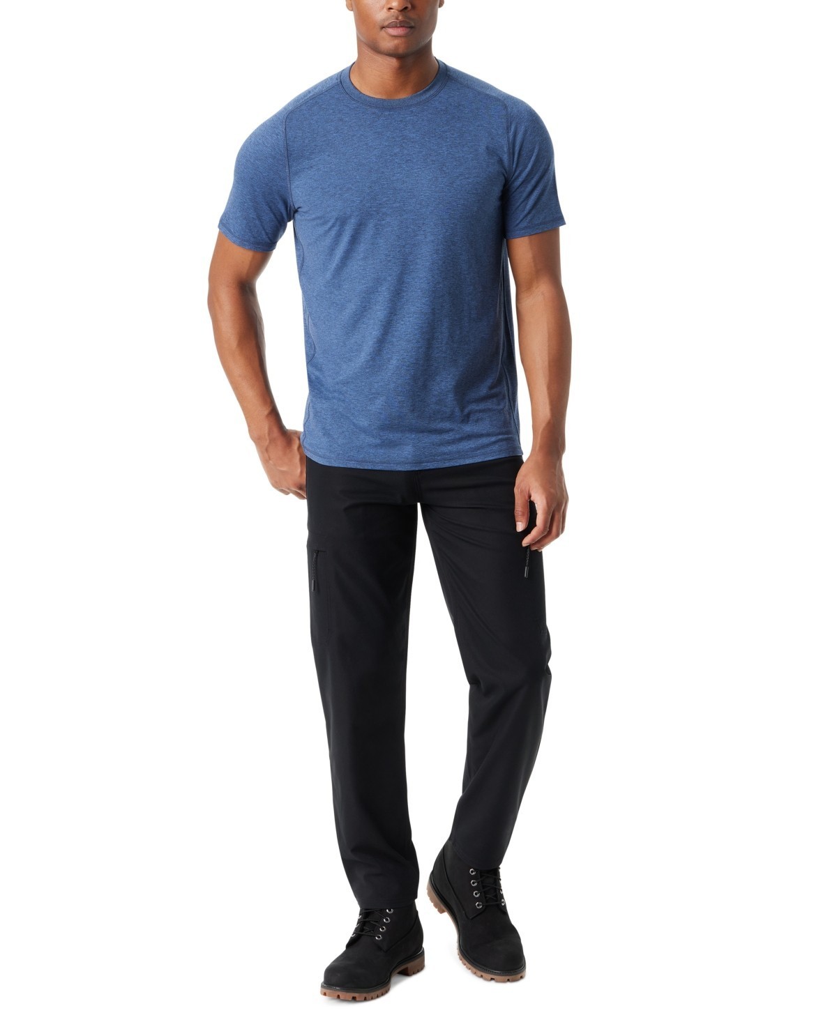 Bass Outdoor Quick-Dry T-Shirt Mens 2XL Blue Stretch Performance Pullover UPS445 gallery