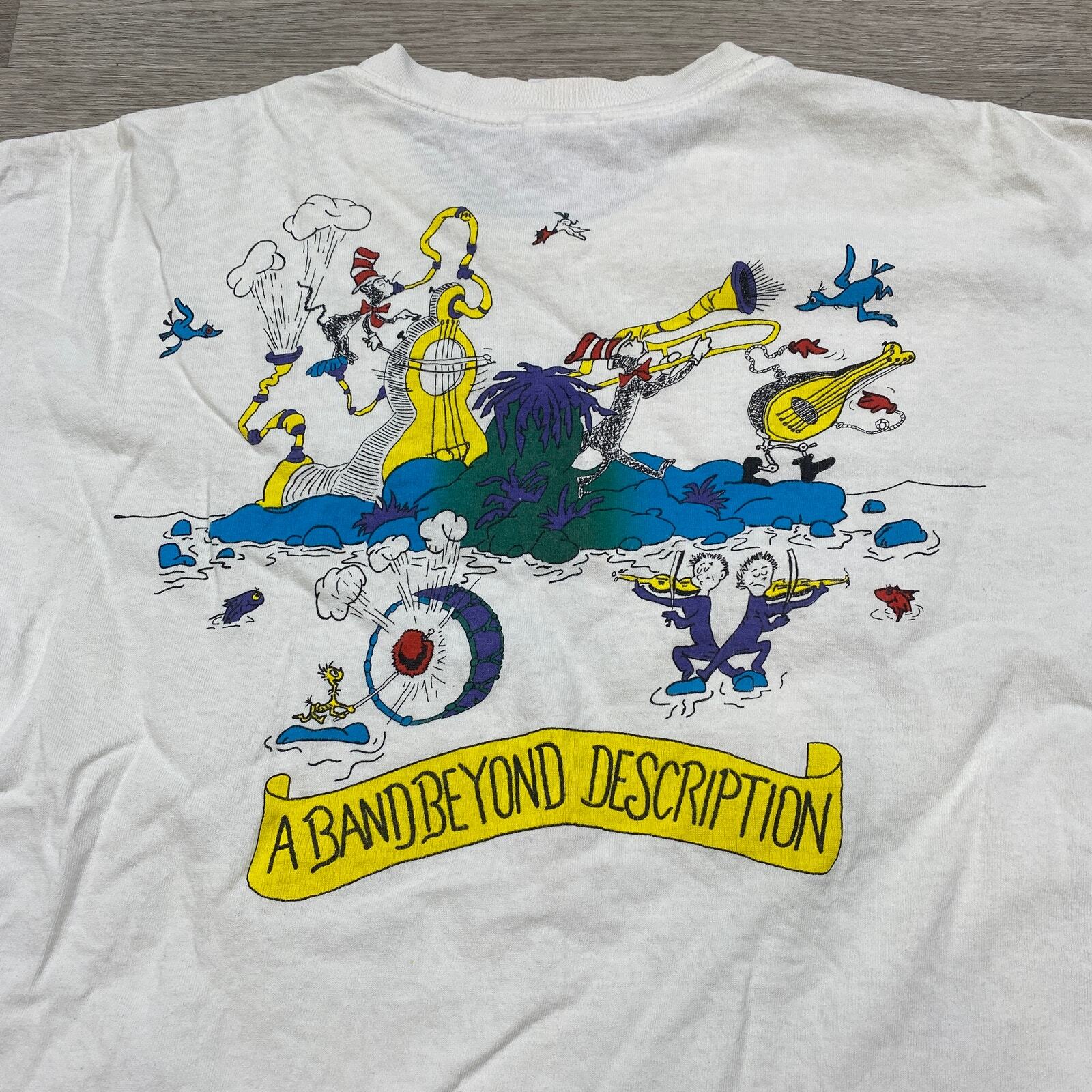 Vintage Grateful Dead Cat in the Hat A Band Beyond Description T Shirt Men's XL gallery