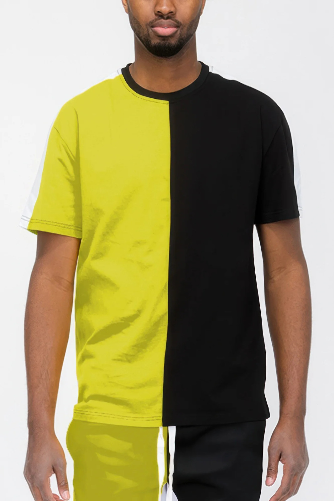 Two Tone Color Block Short Sleeve Tshirt gallery