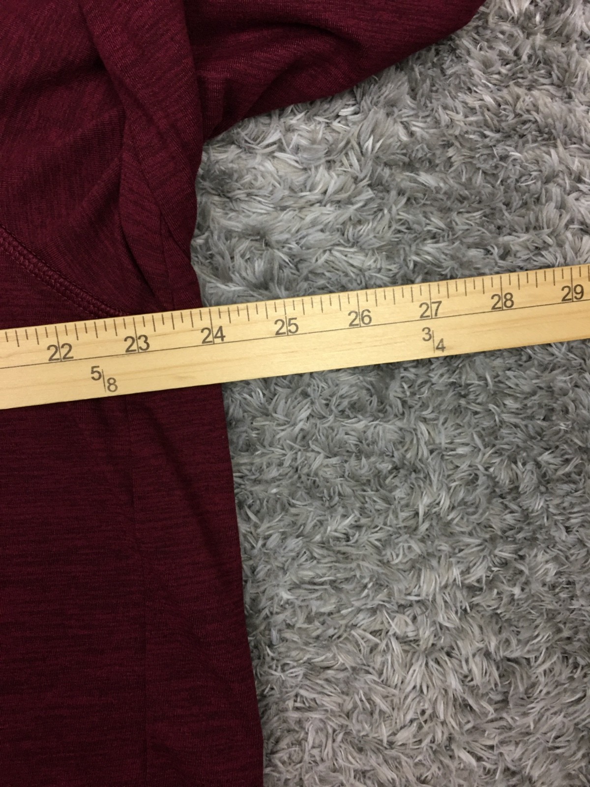 Members Mark Tech Crew Shirt Mens Size Red Maroon Long Sleeve gallery