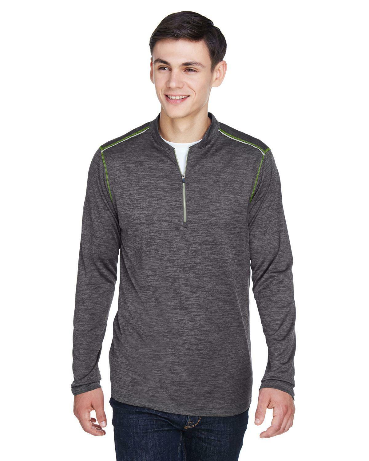 Core 365 Mens Quarter-Zip Long Sleeve Running Shirt Kinetic Performance CE401 gallery