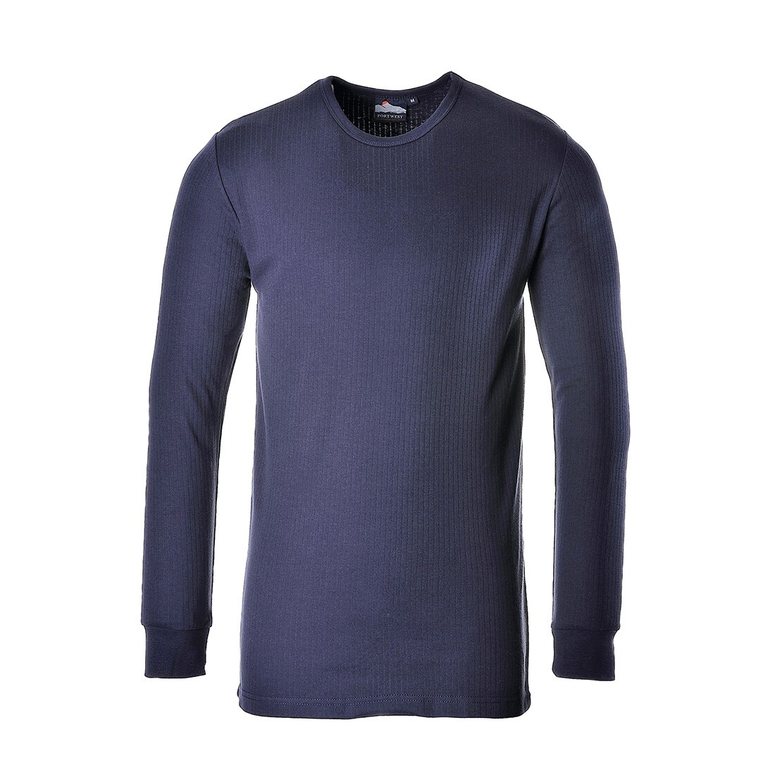 Portwest Long Sleeve Thermal T-Shirt Round Neck Breathable Comfort Shirt - B123 gallery