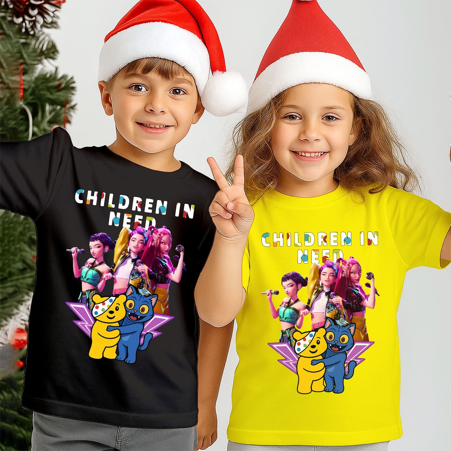 PB 14 -Pudsey Bear Children In Need 2025 T-shirt (10% Donation Goes to CHARITY)