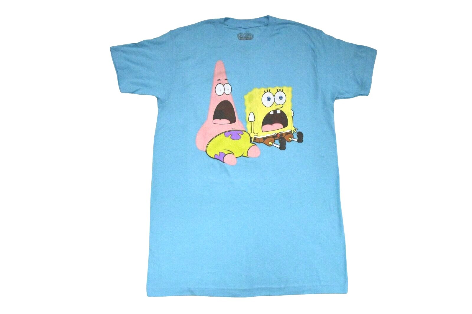 Spongebob SquarePants Mens Spongebob & Patrick Scared T-Shirt New S-3XL gallery