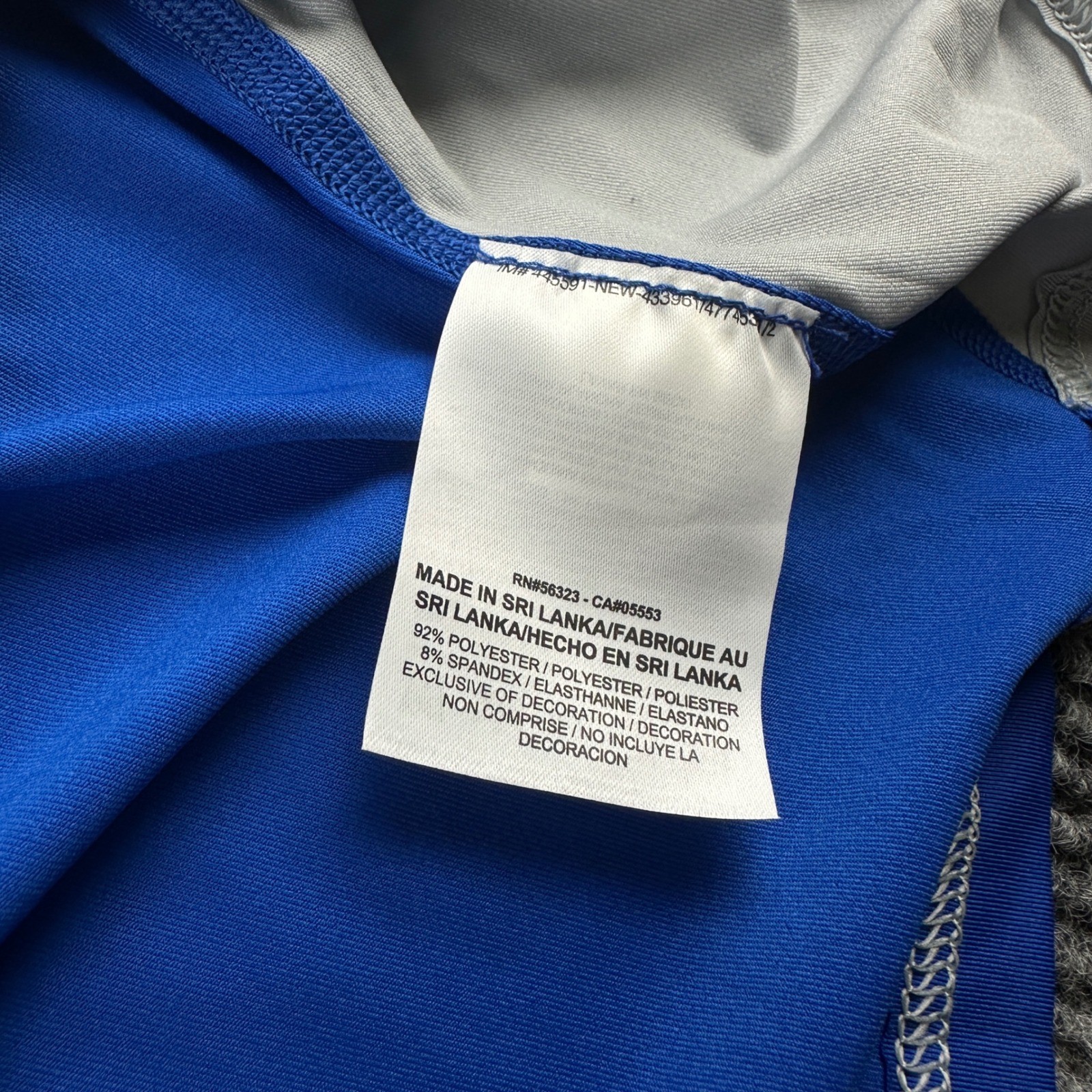 Nike Pro Dri-FIT MLB Authentic Collection Baseball Shirt Grey Blue 880659-481 L gallery