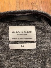 Black N Blanc by Projek raw men’s size large very nice long sleeved top