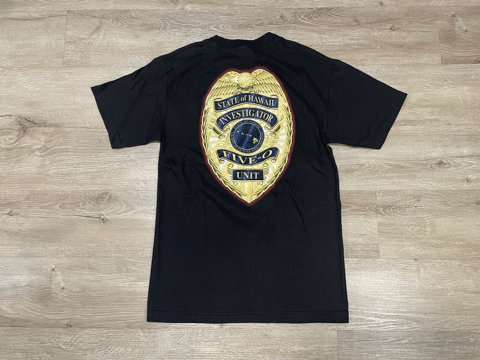 Hilo Hattie Maui Hawaii Five-O T-Shirt Men's Size Sz S Black Cotton Surf gallery
