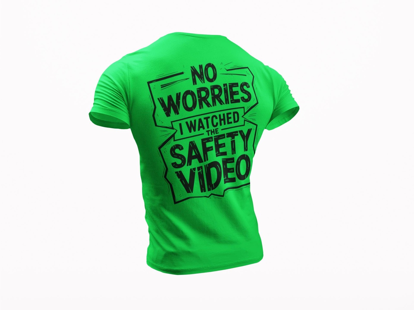 Jobsite Safety Humor T-Shirt - 'I Watched Safety Video' - Funny Work Safety gallery