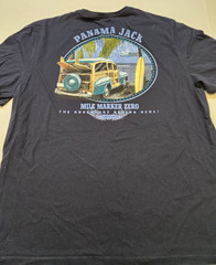 Panama Jack Mile Marker Zero The Adventure Begins Here Surfer Woody T-Shirt 2XL