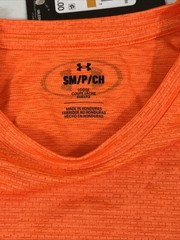 NWT Under Armour Men’s Tech Loose Fit T-Shirt Orange Size Small