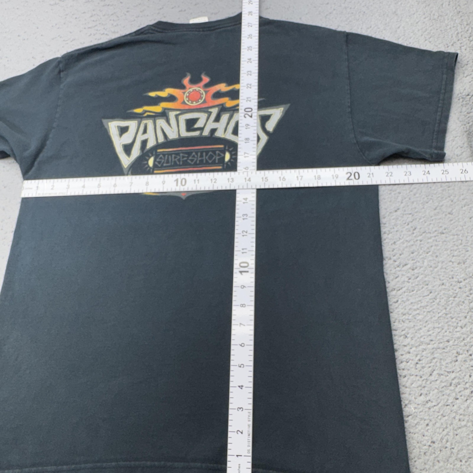 Panchos Surf Shop Shirt Mens Large Black Fader Pismo Beach Streetwear California gallery