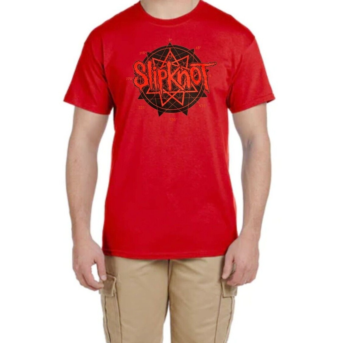 Slipknot 360 Degree Pentagram Men's T-Shirts (Multiple Variations) gallery