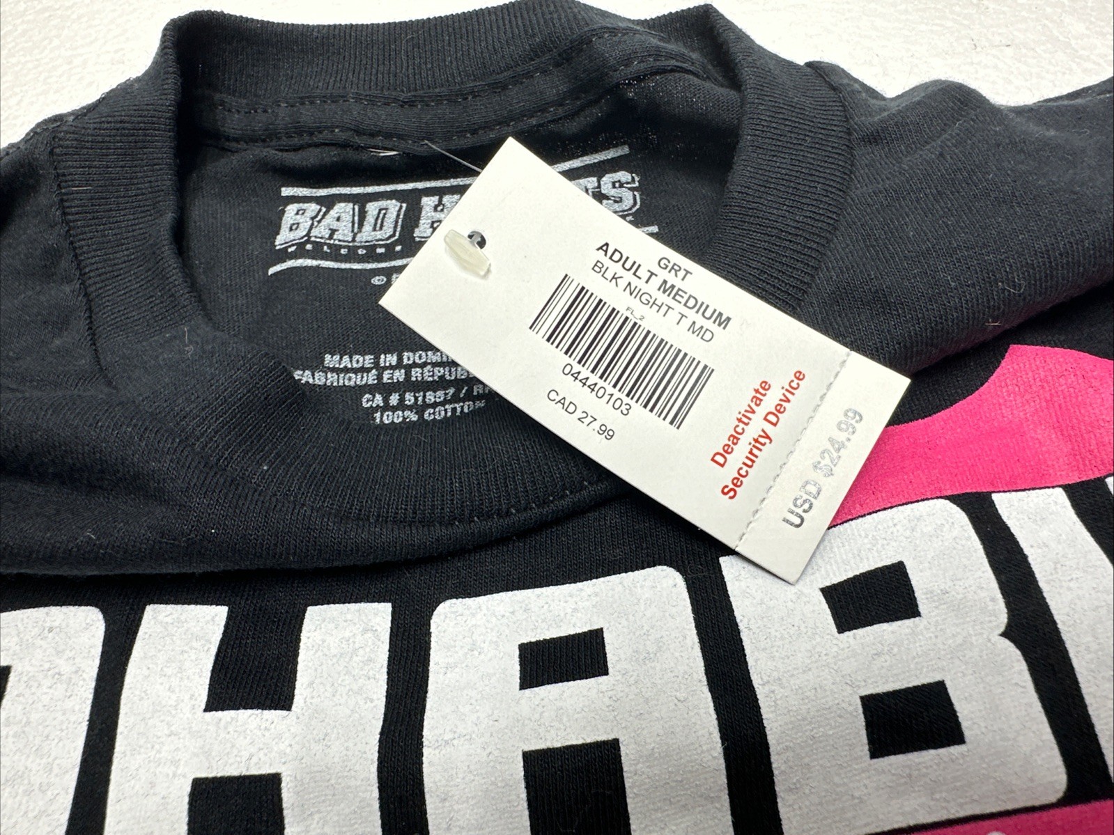 Night Cherry Race Car T Shirt - Bad Habits - Medium NWT gallery