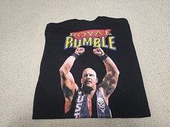 STONE COLD STEVE AUSTIN Retro WWE Legends Royal Rumble WINNER ’97 Tshirt Medium