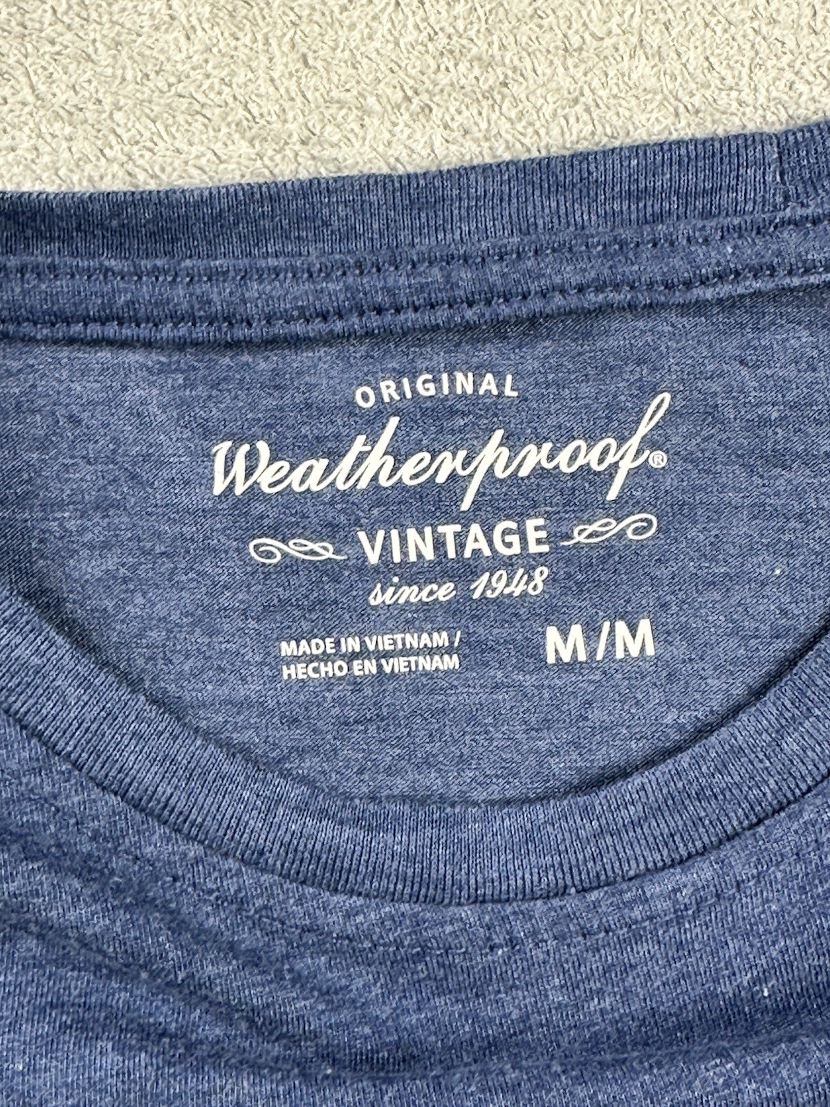 Weatherproof Vintage Men's Jeep Graphic T-Shirt blue short sleeve size M gallery