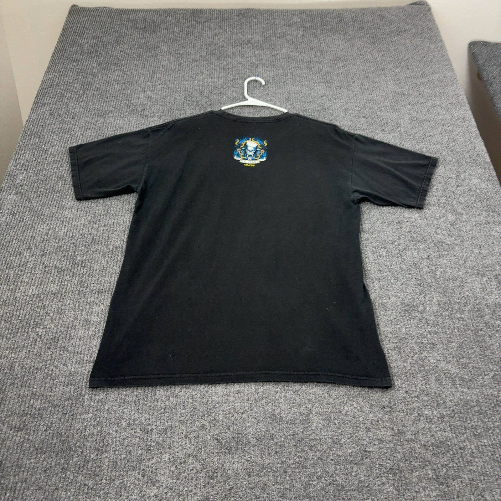 US Navy 7.62 Design T Shirt Mens L Black Cotton Mermaid Skull Graphic Military gallery
