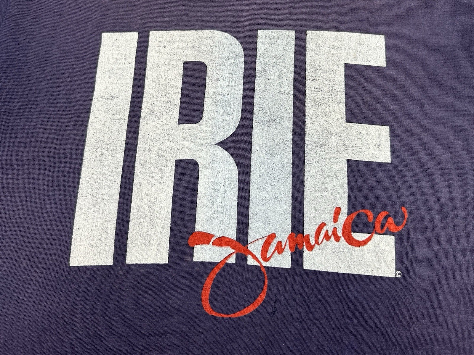 Vintage IRIE Jamaica T-Shirt Single Stitch Sz M Paper Thin gallery