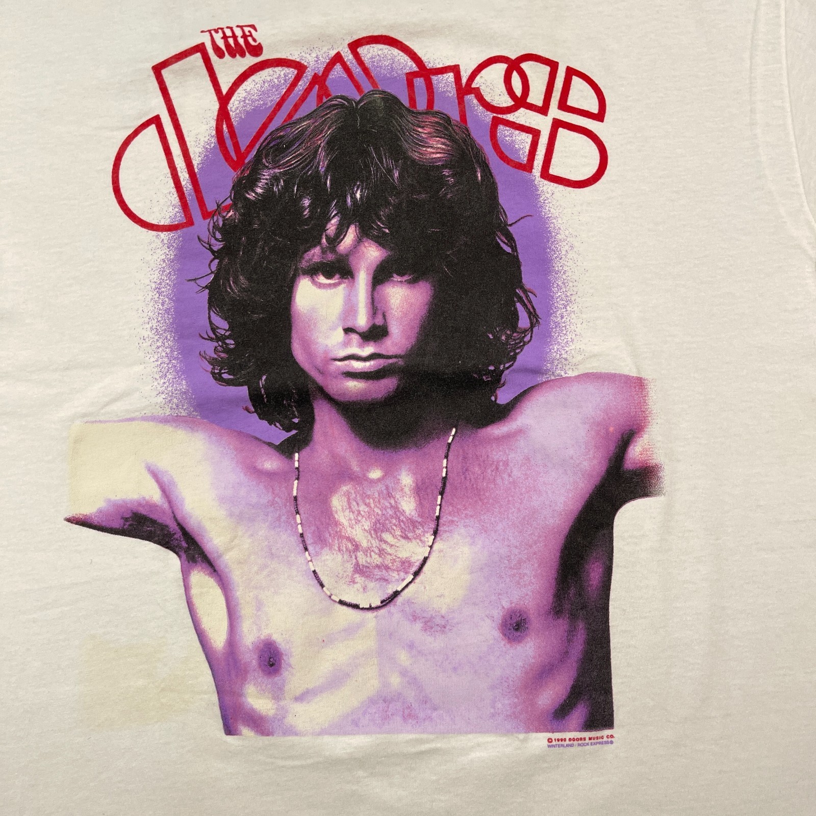 Vintage 1990 The-Doors Jim-Morrison Shirt Large 22x28 Winterland gallery