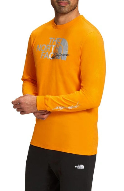 The North Face NF0A7UOJ Men's Orange Injection Tee Long Sleeve T-Shirt SMALL gallery