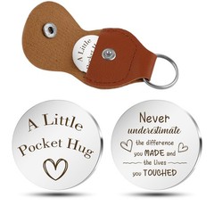 Pocket Hug Token Gift for Back to School Mom Dad Couples Grandparents