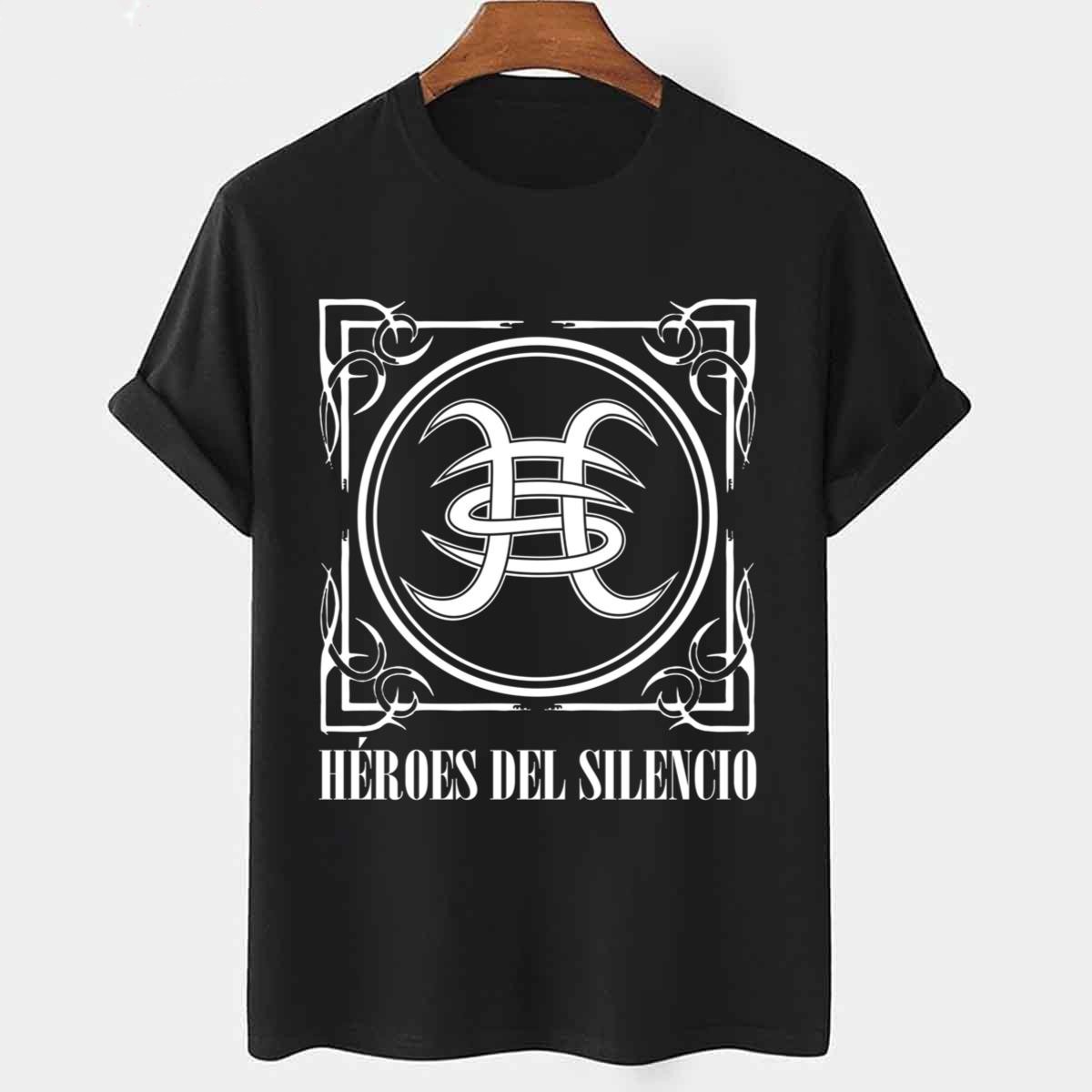 New Heroes Del Silencio Band Short Sleeve Cotton Black T Shirt S-5XL BL85 gallery