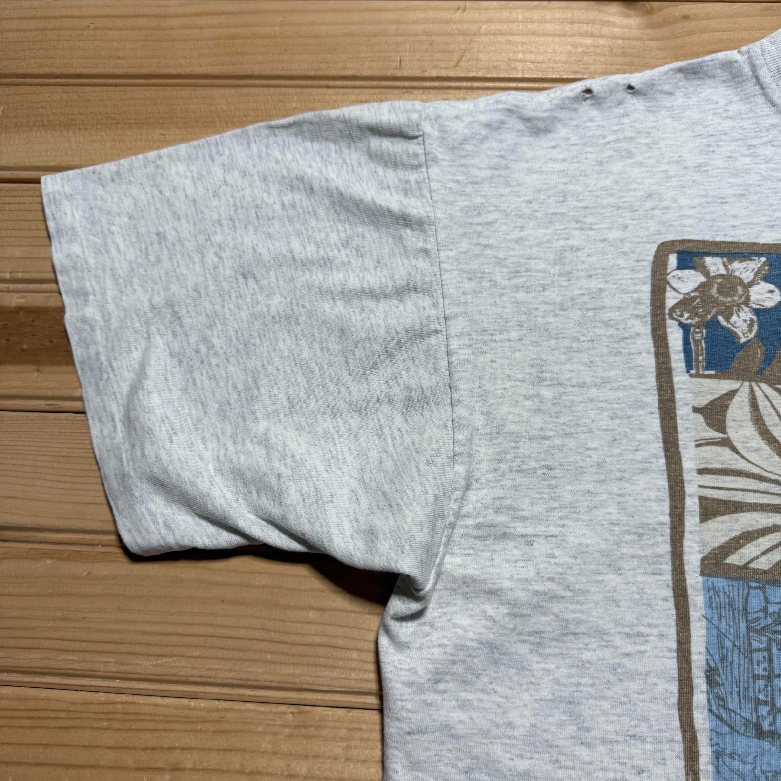 Vintage 90s Floral Botanical Abstract Nature Flowers Art Graphic T-Shirt - XL gallery